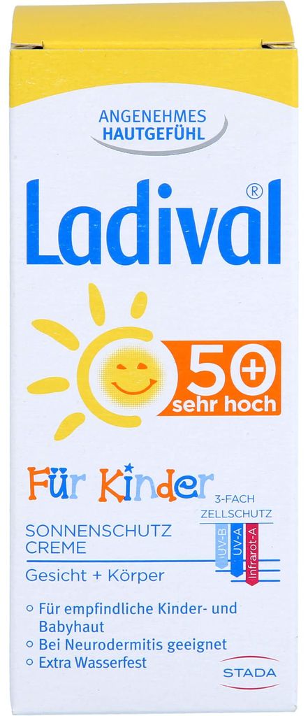 Ladival für Kinder LSF 50+ Sonnenschutz-Milch, 50 ml Creme Produktbild 