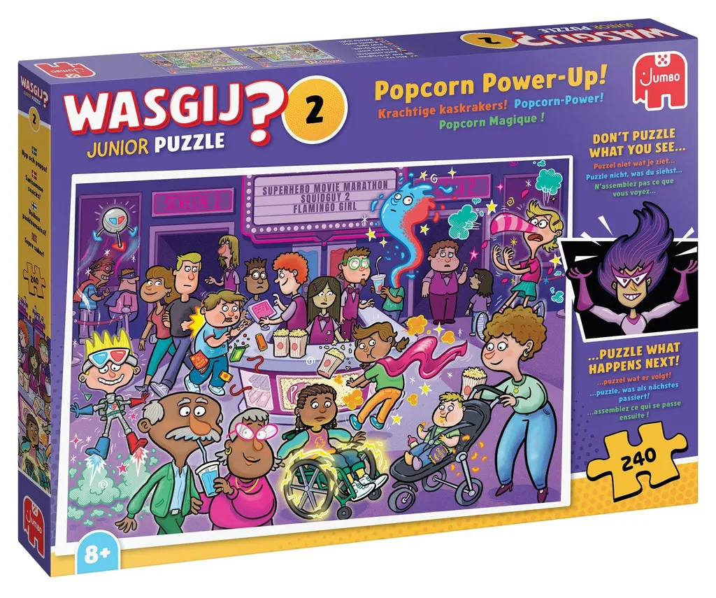 Puzzle Original Wasgij 240 pièces Thème Animation Idéal pour Débutants