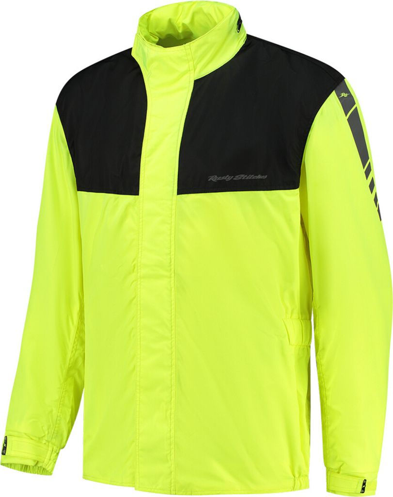 Rusty Stitches Sander Motorrad Regenjacke, gelb/schwarz, L