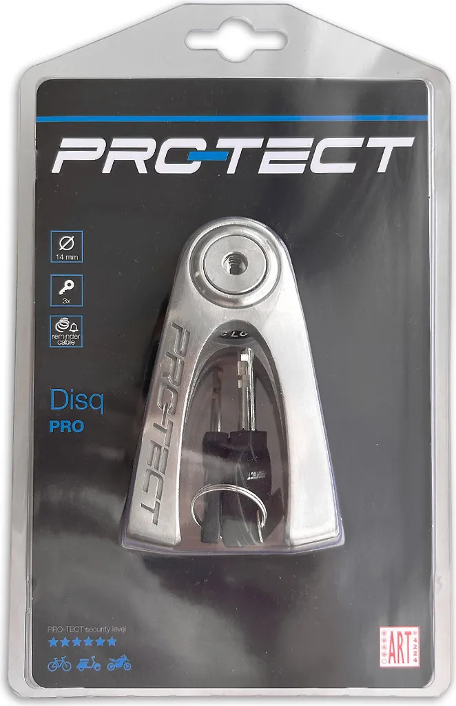Bloque-disque moto robuste Pro-che-tect-Disc disq art 4 en acier