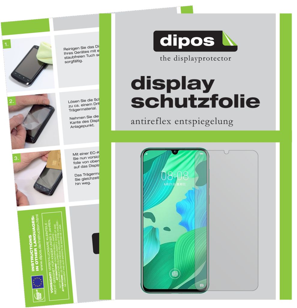 1x Schutzfolie für Huawei nova 5 Pro matt Displayschutzfolie Folie Display Schutz dipos