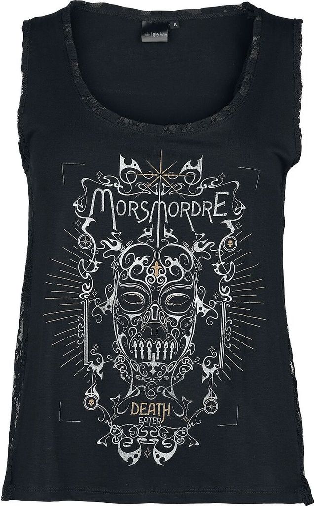 Harry Potter Top Damen Morsmordre schwarz XL