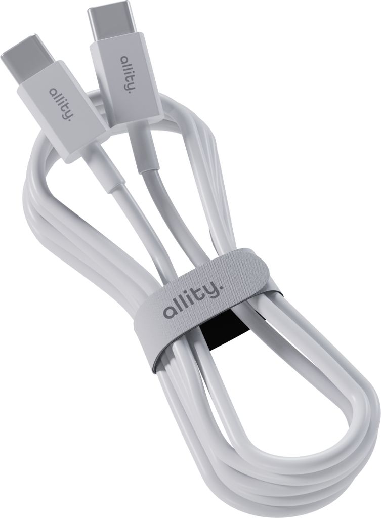 Allity USB Typ-C zu USB-C Kabel, schnelles Laden, 60W, 2m Produktbild 