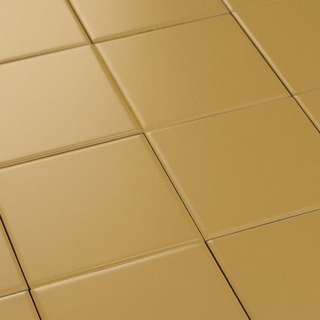 Fliese Gelb Matt | 10 x 10 cm | 0.5 m²/s