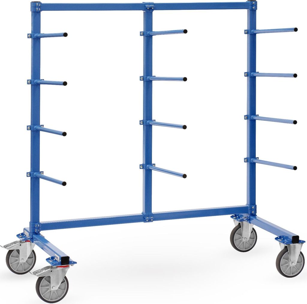 Fetra Tragarmwagen 12 Tragarme 5° geneigt 2000x800mm Rahmen