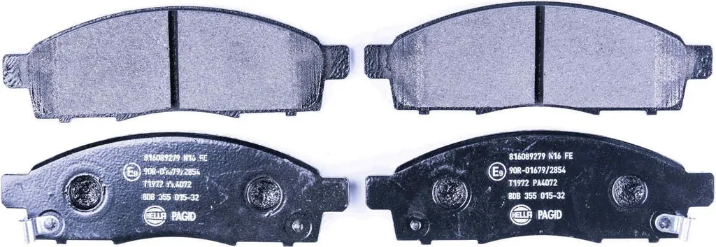 Plaquettes de frein avant HELLA pour NISSAN DELICA D3 - Haute Qualité