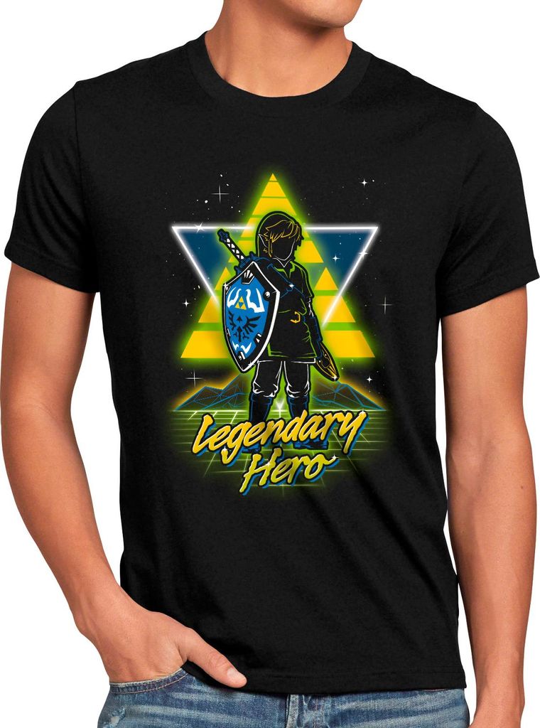 style3 Hero Legend Herren T-Shirt gamer smash