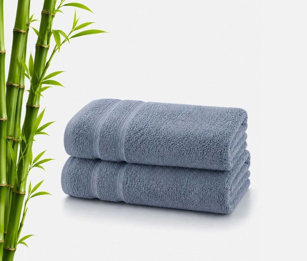 Bambus Handtücher 4er Set, 450 g/m², 50 % Viskose aus Produktbild 