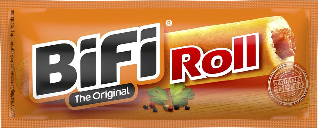 BiFi Original Roll 24 x 45g Salami im Teigmantel Wurstsnack Produktbild 4
