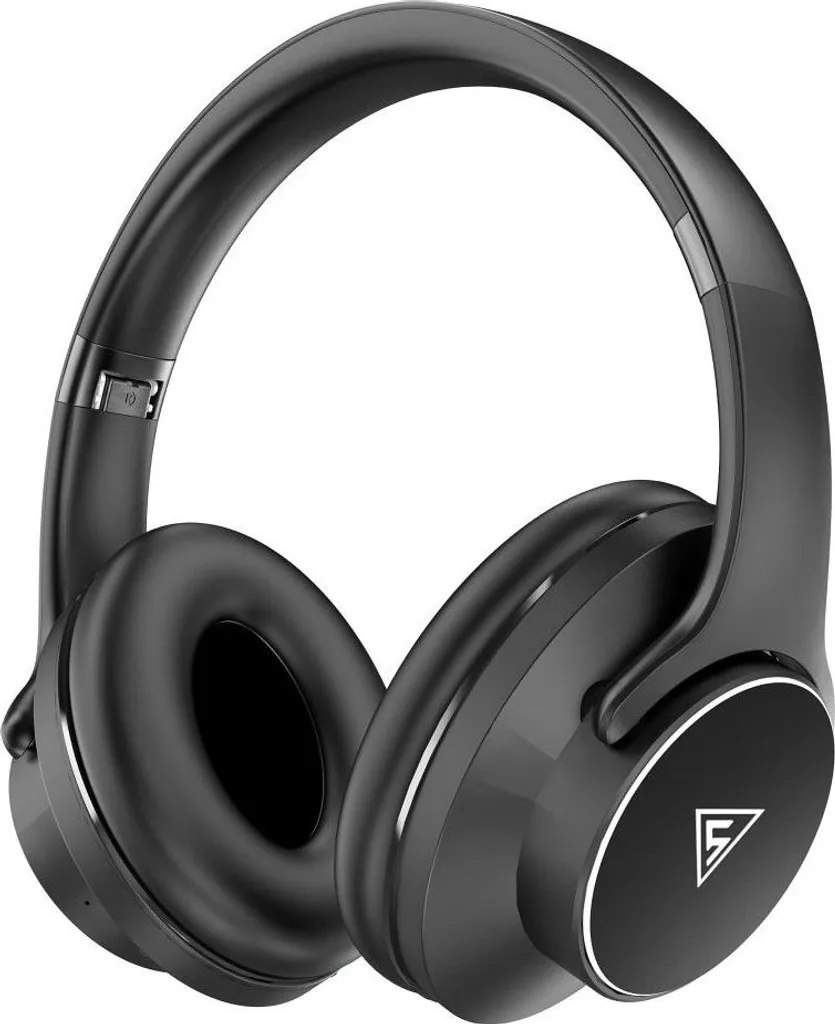 DOQAUS DESIGN 1 cuffie nere over-ear wireless circa 65 ore di riproduzione