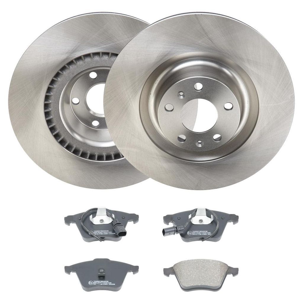 2X Bremsscheiben + Bremsbeläge Vorne