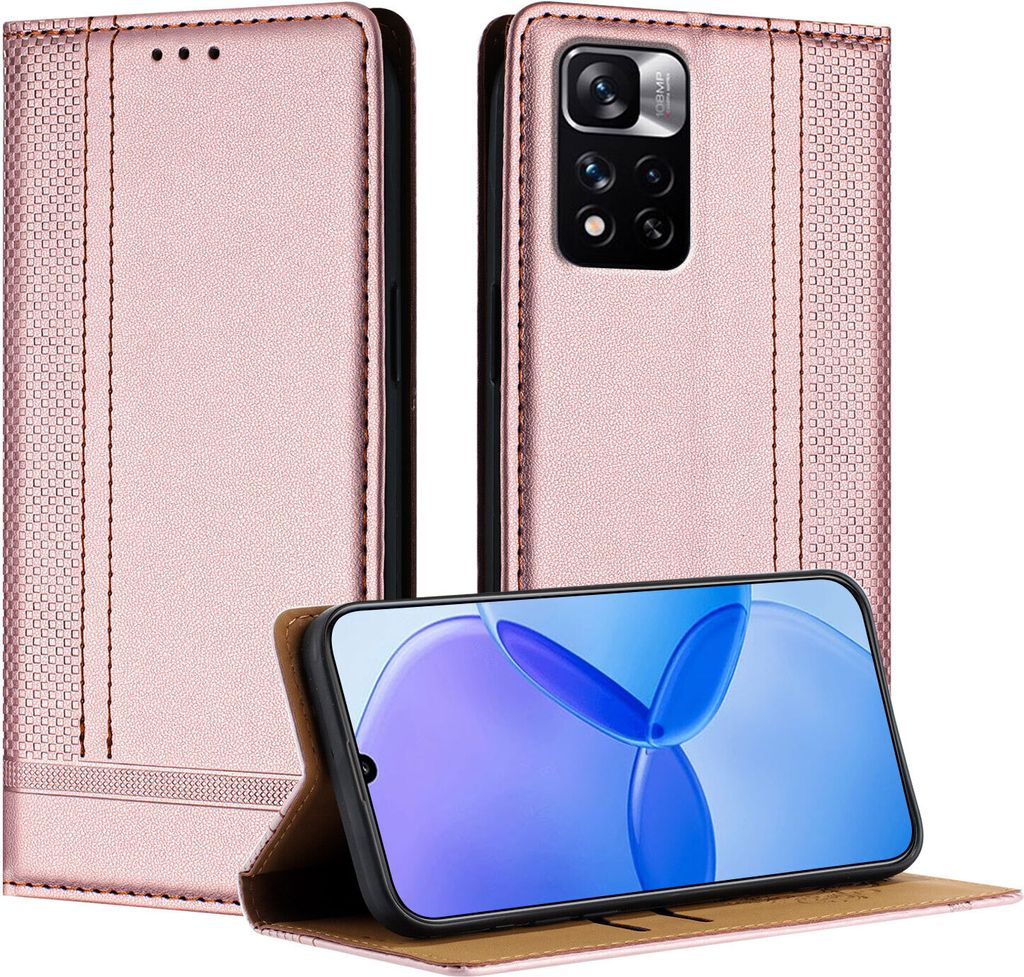 Handyhülle für Xiaomi Poco X4 NFC 5G Leder Flip Klappbare Produktbild 