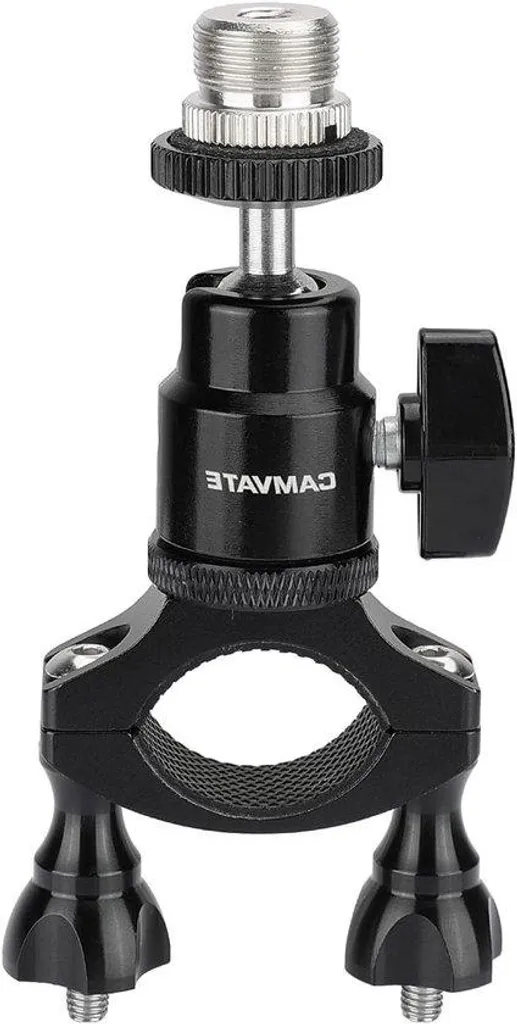 Support de micro anti-glissement avec rotule pour pieds de 18 mm à 32 mm
