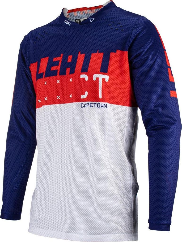 Leatt 4.5 Lite Motocross Jersey, blau/rot/weiß, XL