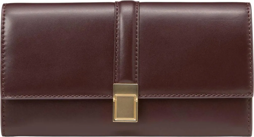 Marc O'Polo Tilde Combi Wallet Dark Aubergine porte-monnaie en cuir chic