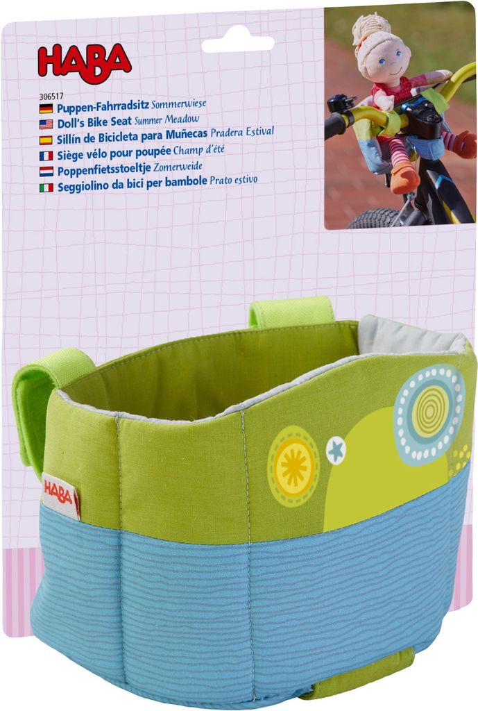 Puppen-Fahrradsitz Sommerwiese Produktbild 