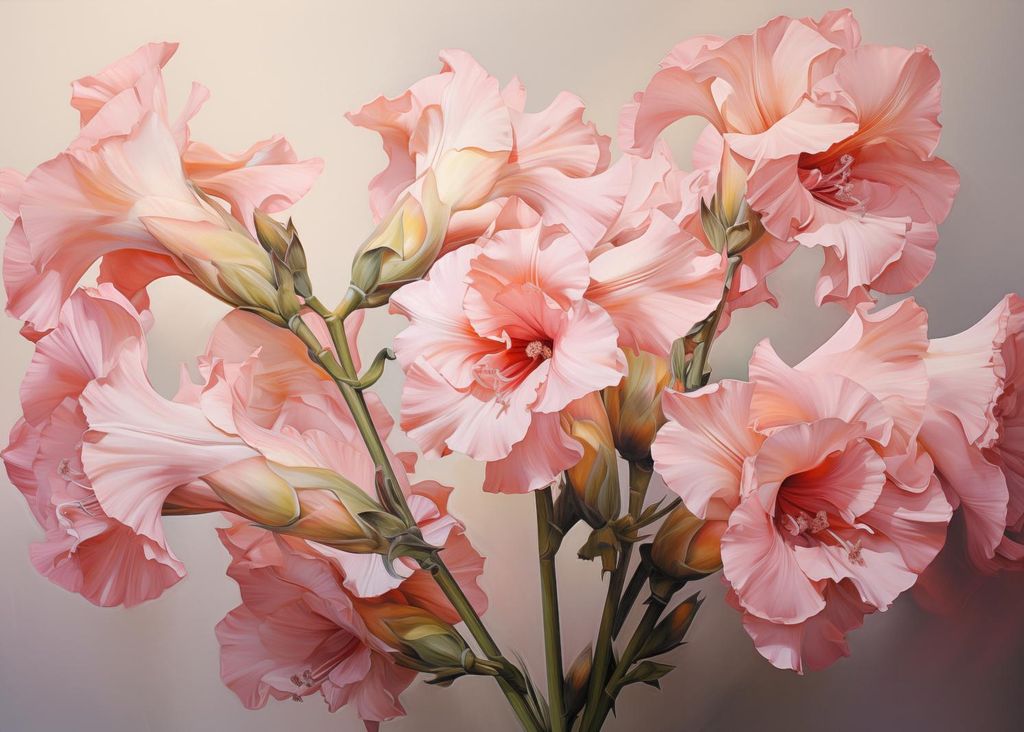 Plakat 70x50cm Blumen-Symphonie