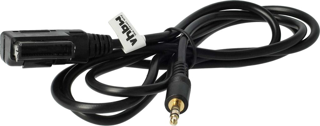 vhbw AUX Audio Adapter Kabel KFZ Radio (140 cm) Ersatz für Mercedes Benz A0018279204