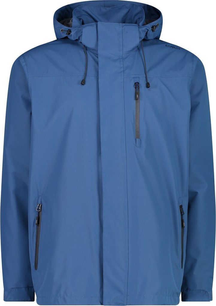 Cmp Man Jacket Zip Hood With Ventilation Dusty Blue Dusty Blue 56