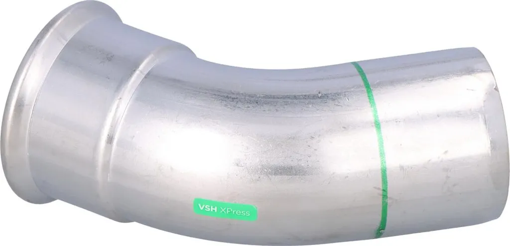 Stop aux fuites avec ce Coude de mamelon 45° Inox 54 haute performance