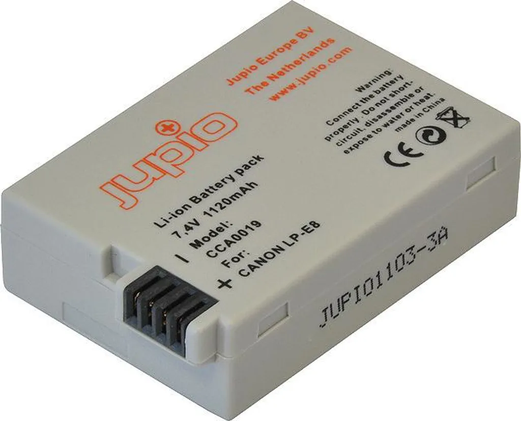 Batteria Ricambio LP-E8 Jupio per Canon EOS | Mai più senza scatti