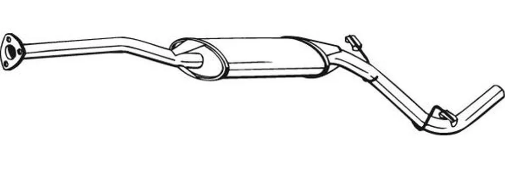 Pot d'échappement intermédiaire BOSAL 282-755 compatible 007590645