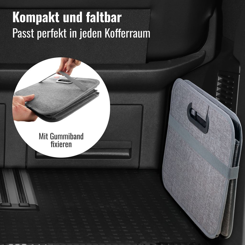 Auto-Faltbox  Kofferraum-Organizer, Faltbare Autotasche, Produktbild 3