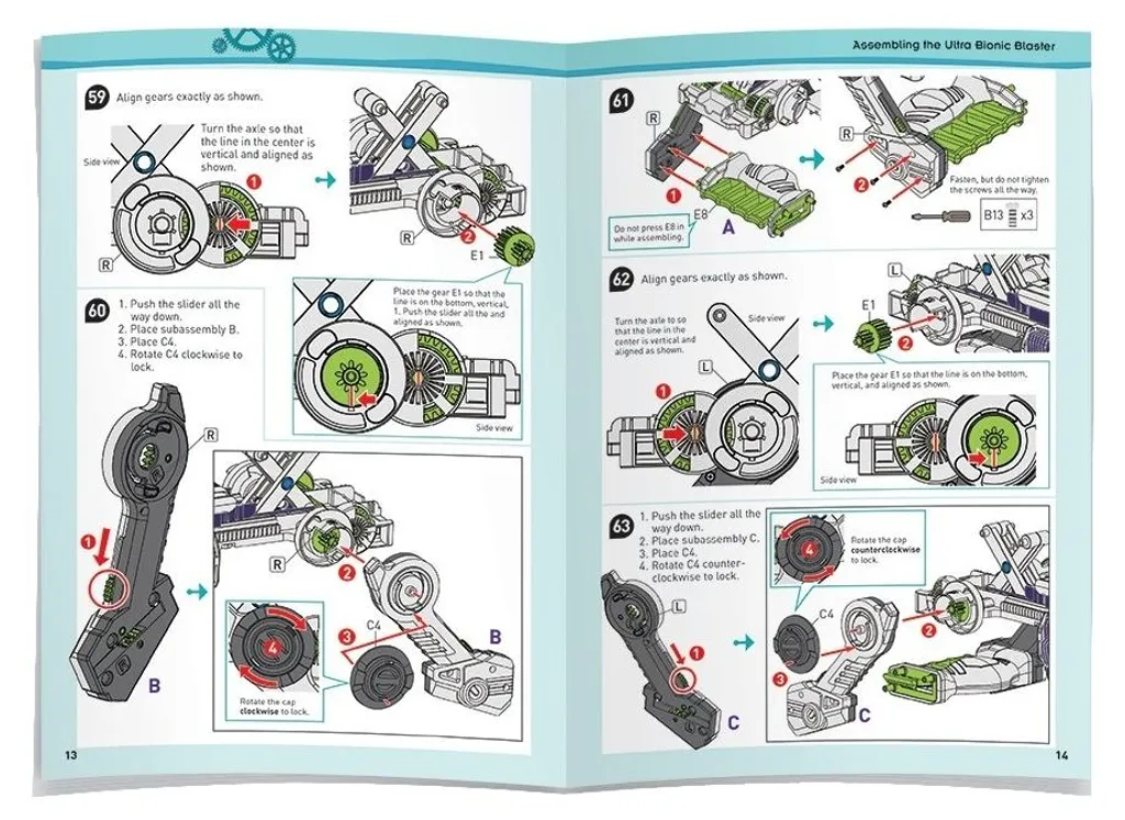 Gant Robotique à Assembler Kit STEM de Construction pour Enfant de 8+