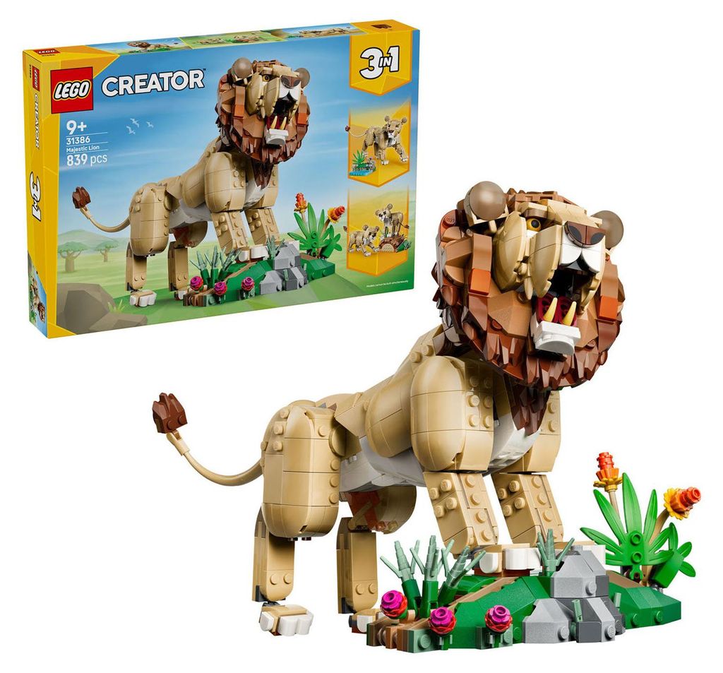 LEGO 31386 Creator Wilde Tiere Majestätischer Löwe 2.5. Image du produit 