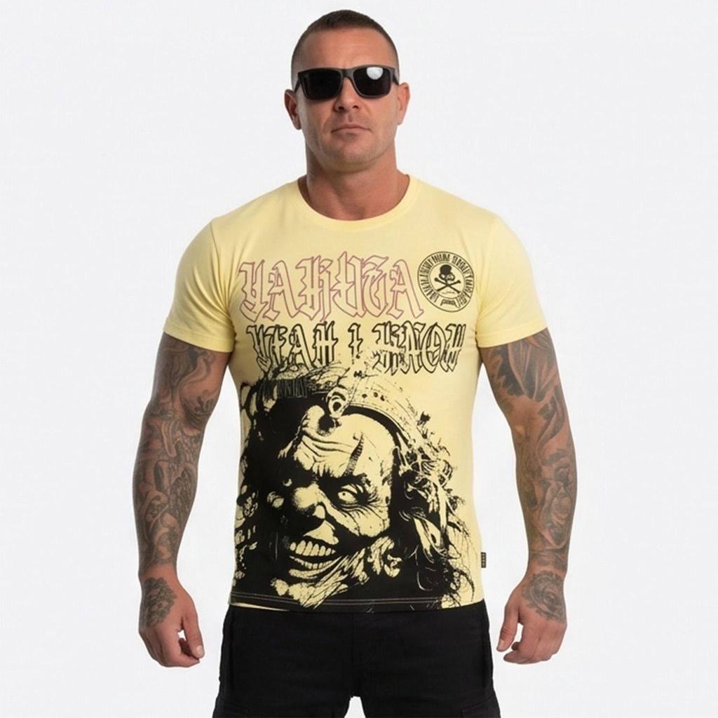 Yakuza Herren Ugly Regular T-Shirt, French Vanilla, 5XL