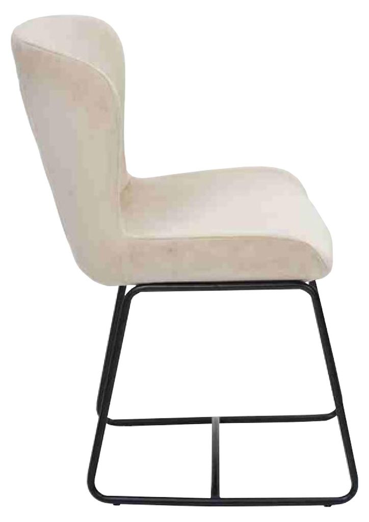 Esszimmerstuhl 2x Stühle Esszimmer Modern Stühle Metall Design Weiß neu
