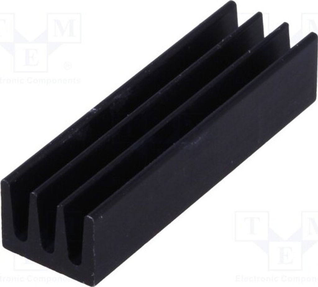2x Radiator: geprägt W: 6,3mm schwarz L: 22mm H: 4,8mm 34K/W ICKSMDA22SA Kühler
