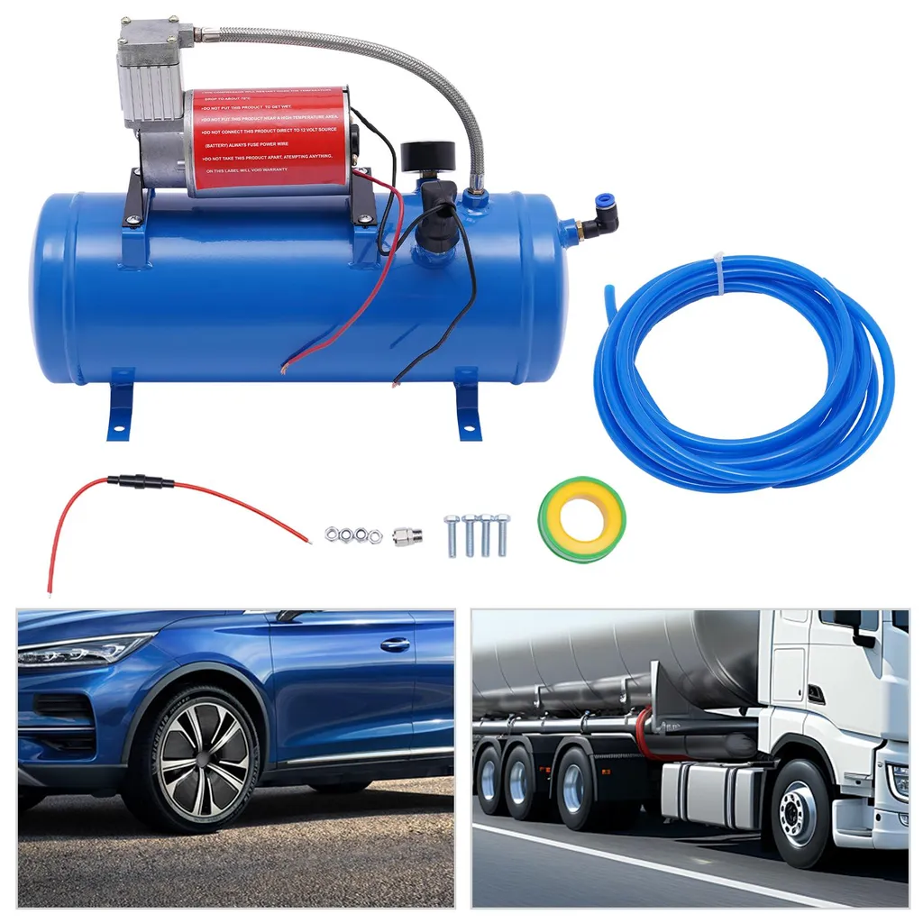 Compresseur d'air compact avec régulation automatique de pression 12V