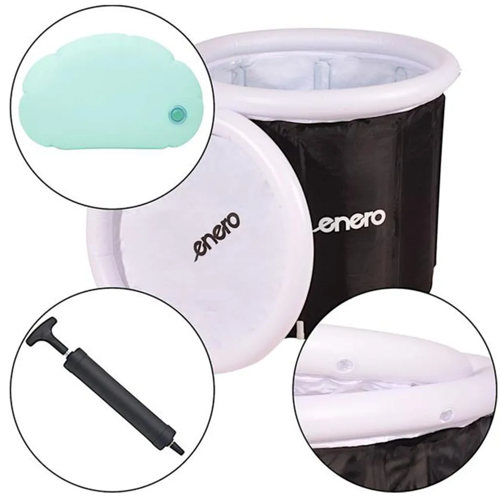 Réduisez vos courbatures avec cette baignoire pliable pour bain glacé - 4