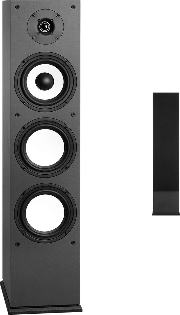 Enceinte de sol acoustique en bois MDF pour installation hi-fi
