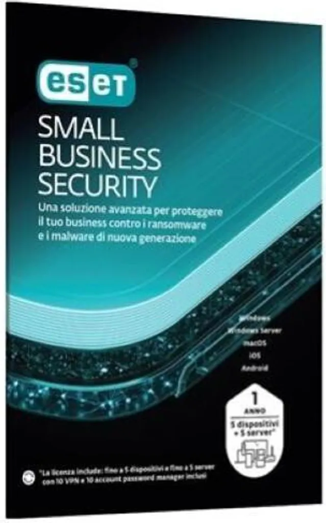 Sécurisez votre TPE avec ESET Small Business Security 5 Postes 5 Serv