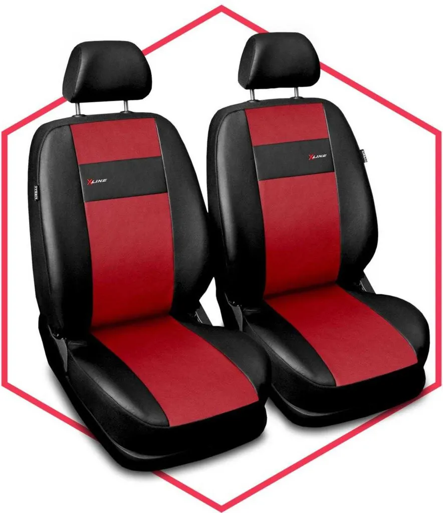 Coprisedili In Pelle Per 5 Posti – Adatti Per Volvo XC40 XC60 XC90 V60 V90 – Impermeabili E Antiscivolo – Set Completo Per SUV E Berlina