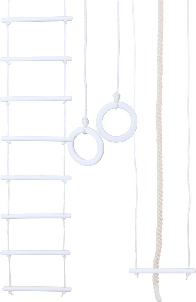 Kit gymnastique Numi blanc antidérapant - Accessoires haute densité