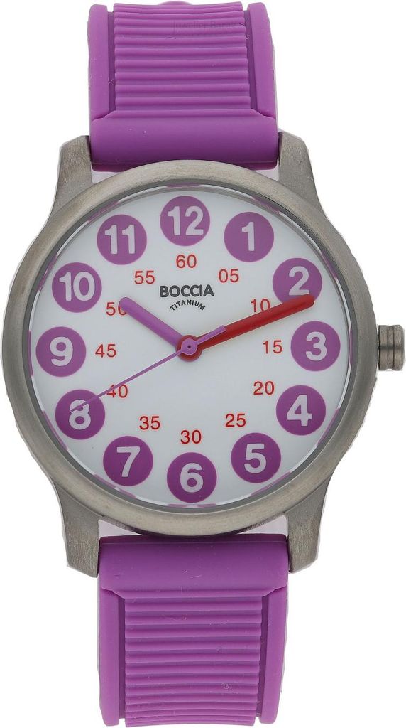 Kinderuhr Titan Boccia Lila 3373-01 Silikon Produktbild 