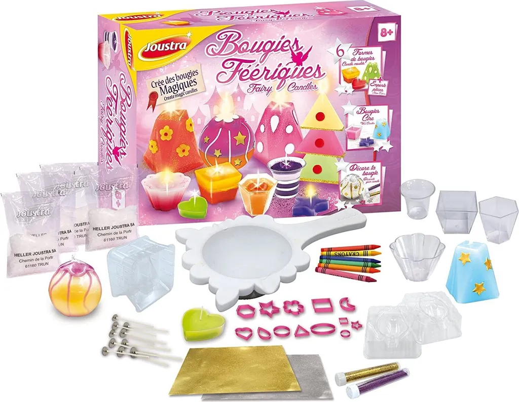 Joustra Bougies de Conte de Fées : Kit Créatif Complet pour Enfants