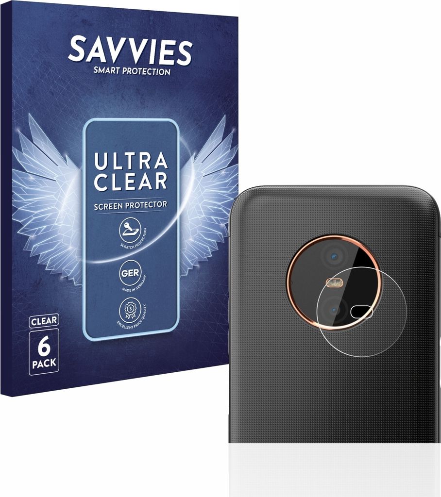 6x Für Gigaset GX6 (NUR Kameraschutz) Schutzfolie Savvies Produktbild 