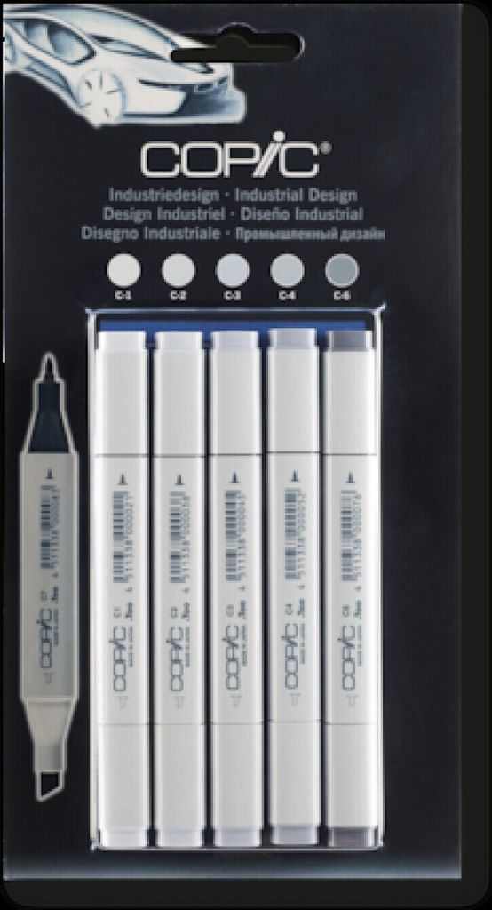 Copic Marker Set Industrie 5St