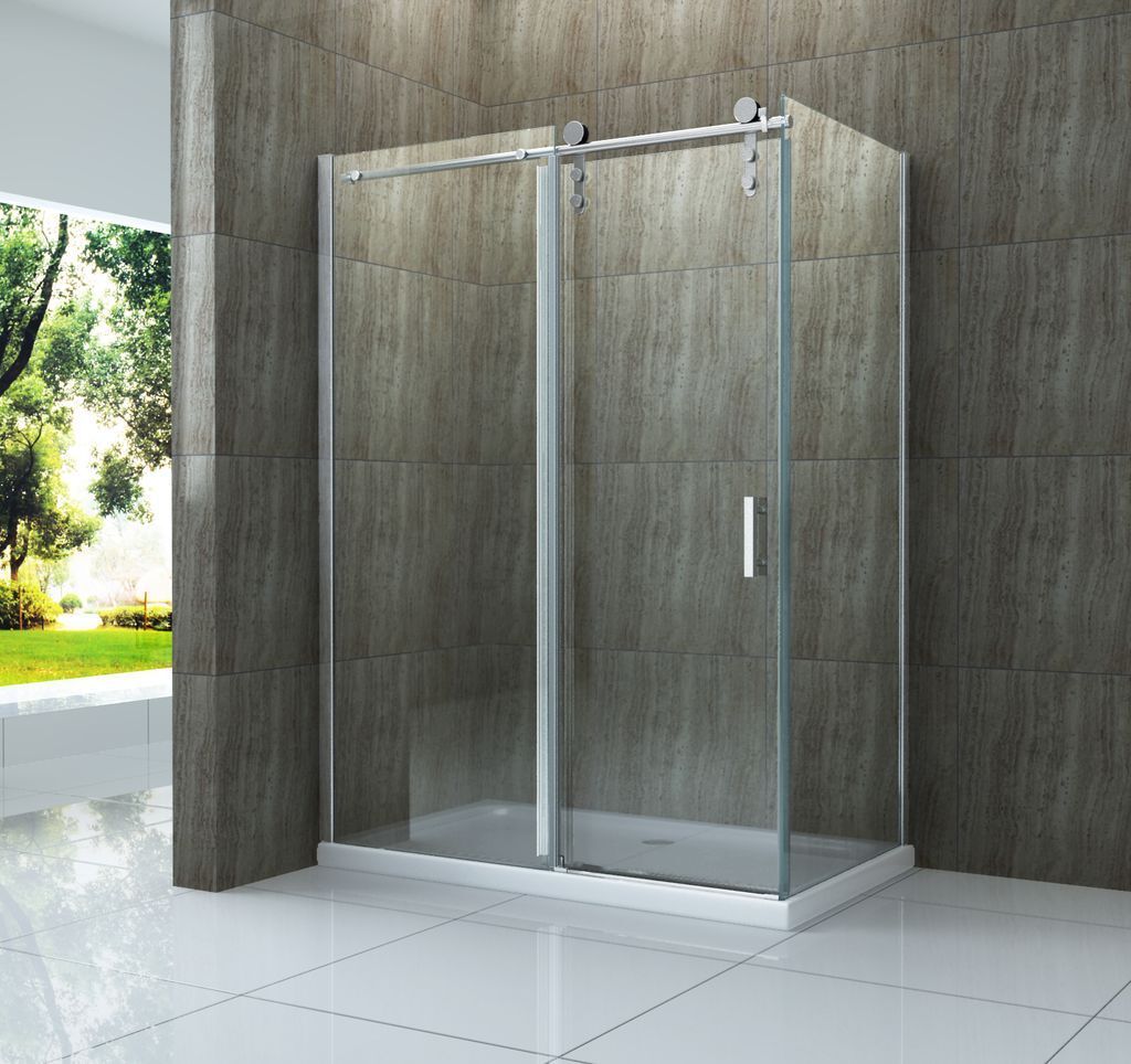 Duschkabine HURGO 150 x 90 x 195 cm ohne Duschtasse