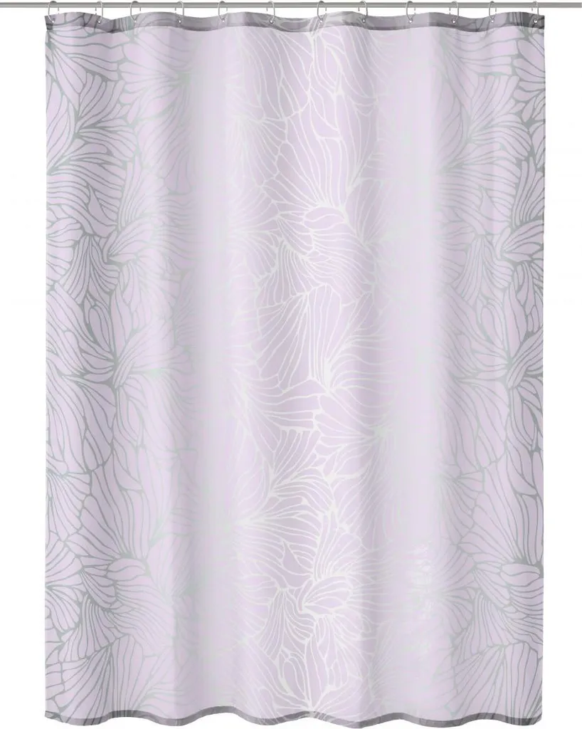Rideau de Douche Lavande Textile Anti-Moisissure 180x200 cm TEMPTATION