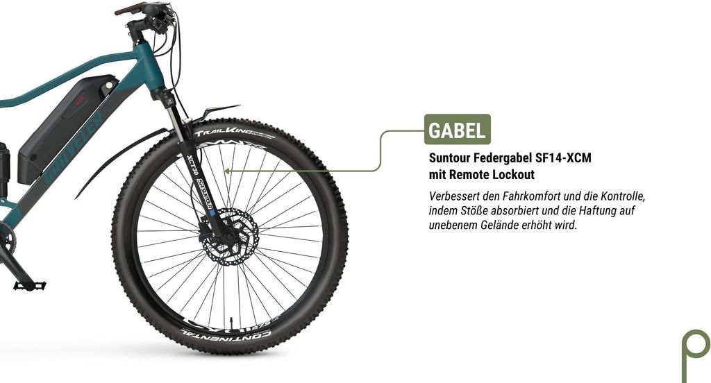 PROPHETE GRAVELLER Hinterradmotor MTB E-Bike 27,5", 499 Wh Produktbild 3