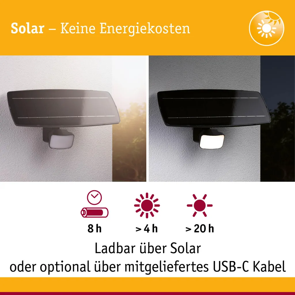 Éclairage solaire Zigbee Flotas Paulmann pour sécuriser vos extérieurs - 4