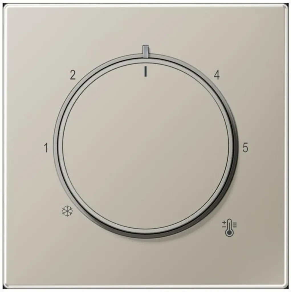 Capot Jung ES 1749 pour réparer un thermostat de chauffage
