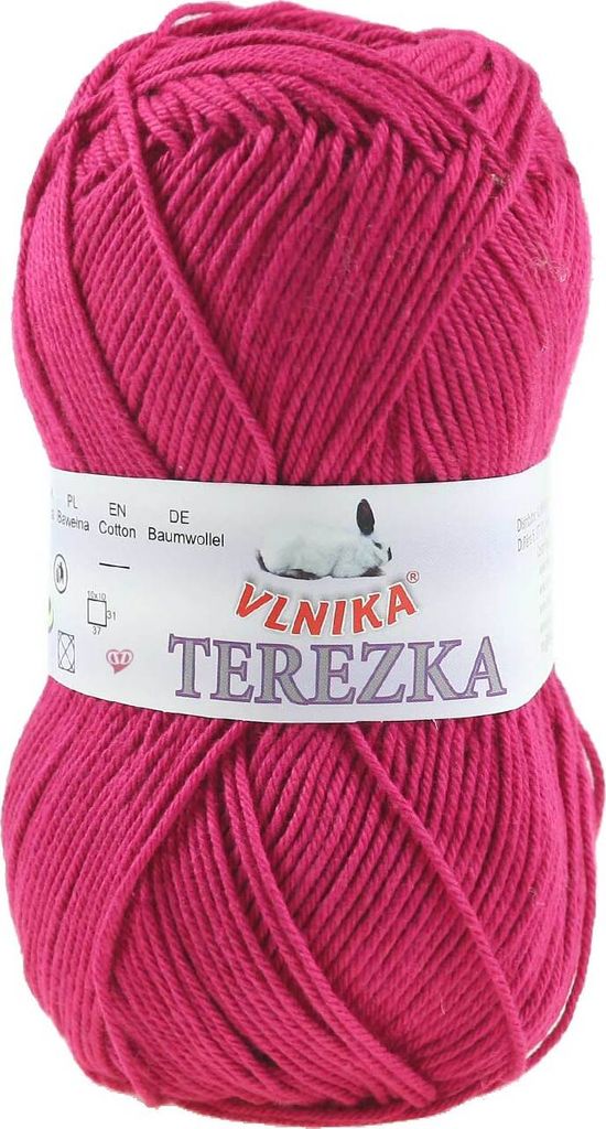 50g Strickgarn Häkelgarn Terezka 100% Baumwolle Baumwollgarn Baumwollstrickgarn