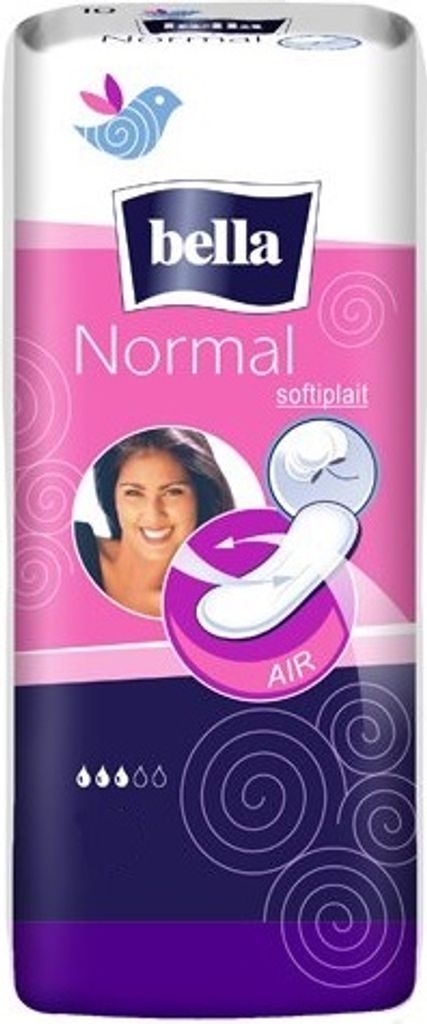 Packaging for Bella Normal sanitary pads.