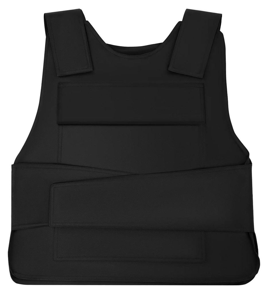 Stichschutzweste - Set mit Handschuhen - Schutzstufe 24 J - Verstellbare Passform - 0,3 m² Schutzfläche - Manganstahl & 600D Nylon - 55×53 cm - ...